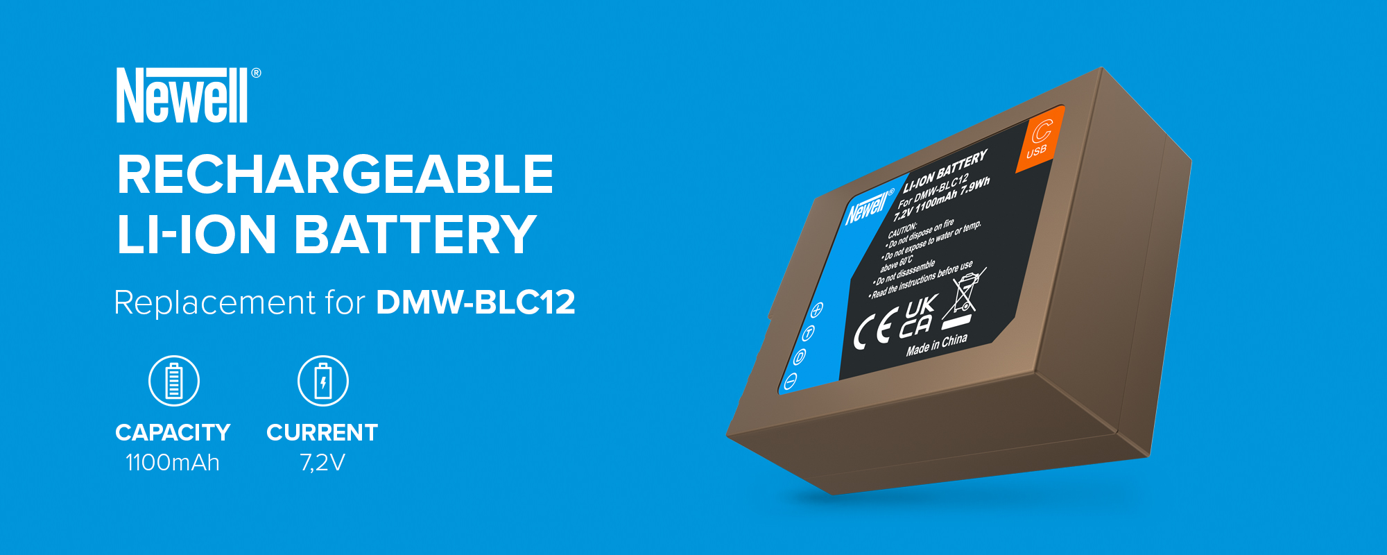 Grafika - Akumulator Newell zamiennik DMW-BLC12 USB-C do Panasonic_01.jpg